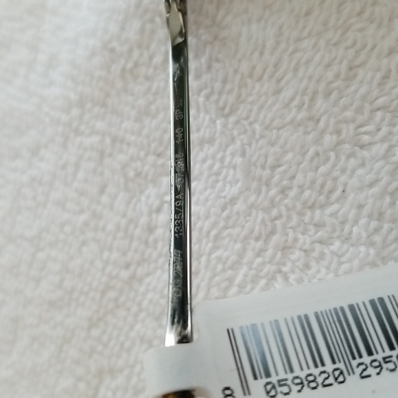 Dolce&Gabbana Men's Metal Double-Bridge Round Aviator Sunglasses - Picture 12 of 12